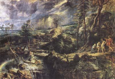 Peter Paul Rubens Stormy Landscape with Philemon und Baucis(mk08)